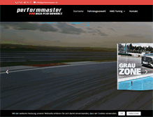 Tablet Screenshot of performmaster.de